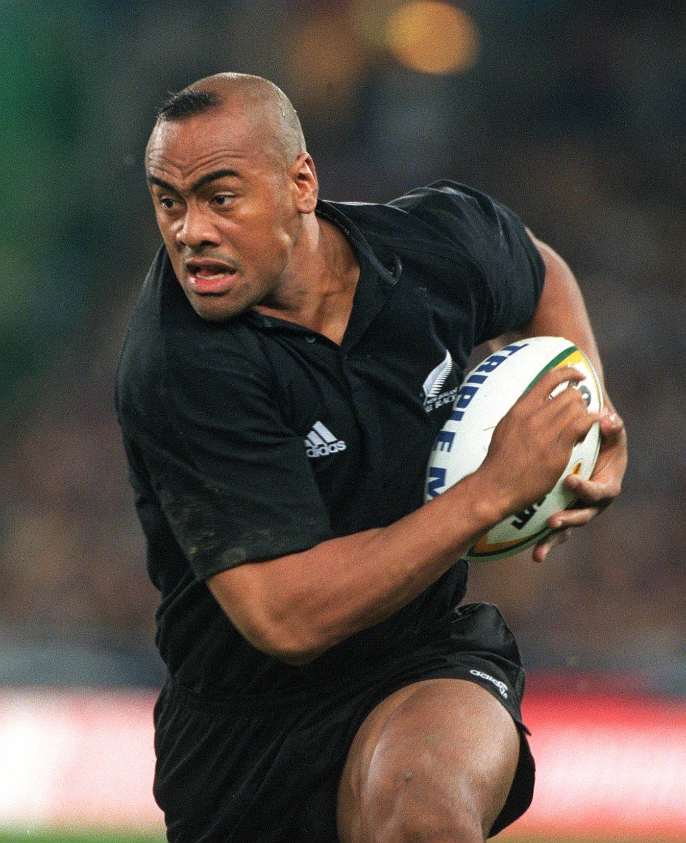 All Black Jonah Lomu against the Wallabies in the